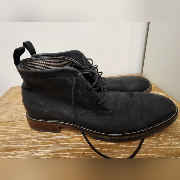 Men's Cole Haan Berkshire Lug Chukka Boots size 11 Waxy Black-Truffle pre-owned - Picture 6 of 12